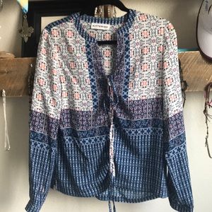 Kittenish top. Bohemian looking.